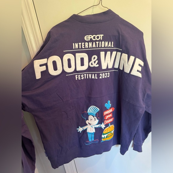 Disney Zipup Spirit Jersey, 2023 Food & Wine, XL - Picture 2 of 8